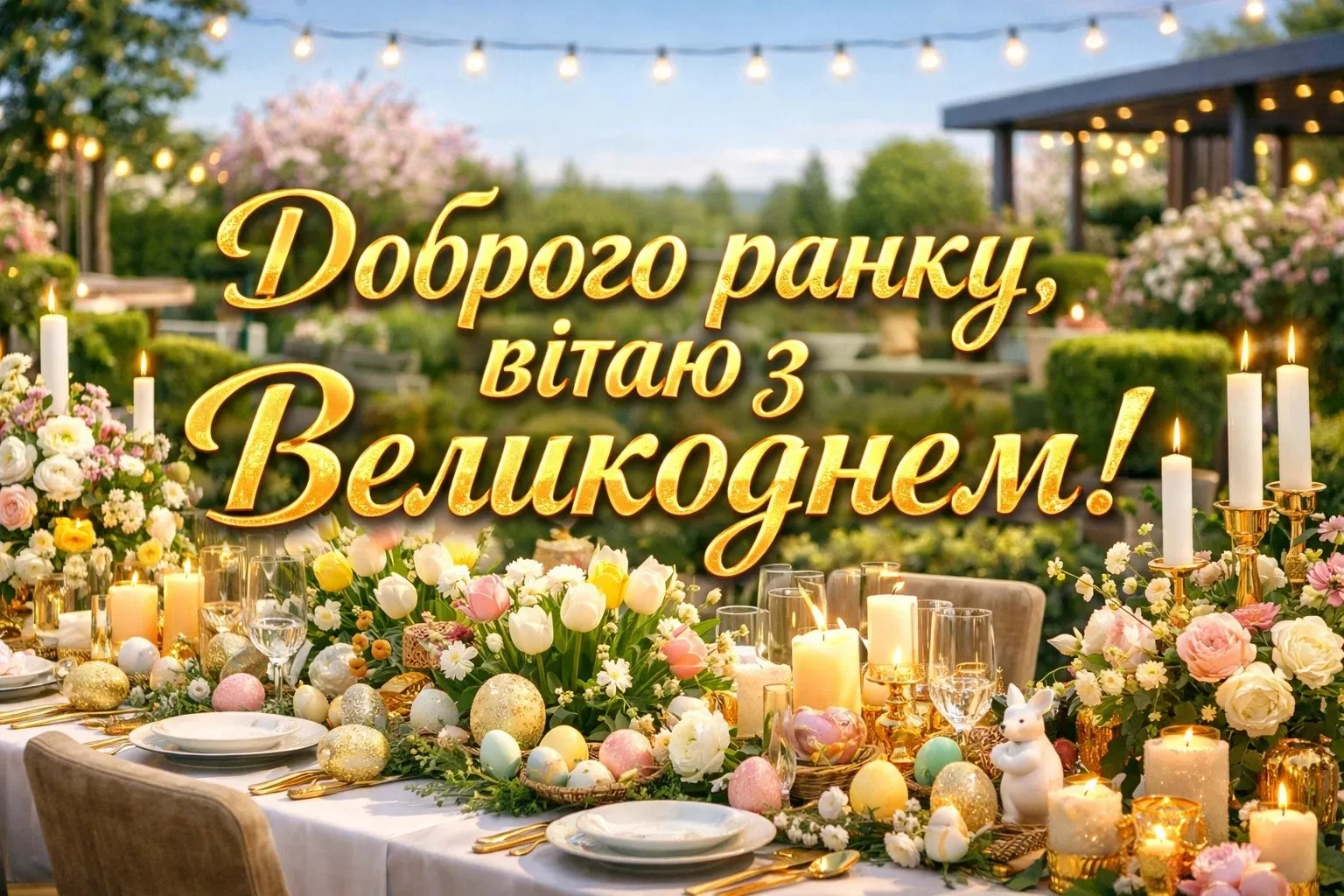 Доброго ранку: сучасні картинки з Великоднем для найтепліших привітань