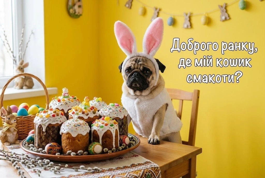 Доброго ранку: сучасні картинки з Великоднем для найтепліших привітань