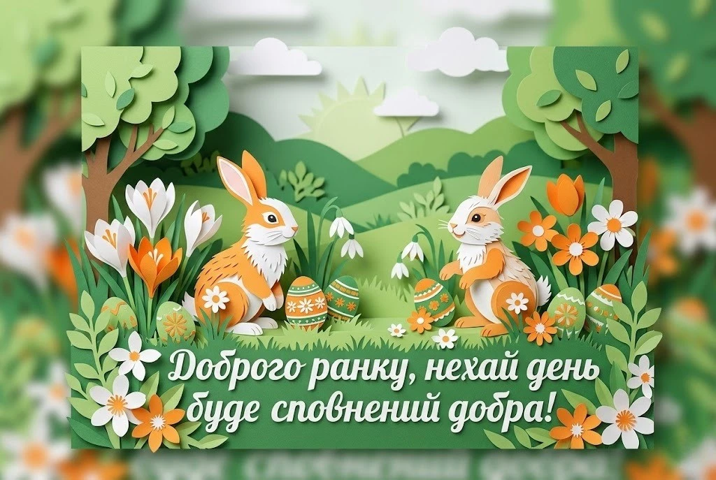 Доброго ранку: сучасні картинки з Великоднем для найтепліших привітань