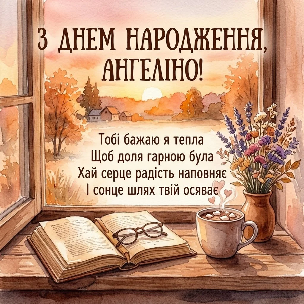 Найкращі привітання з днем народження для Ангеліни: проза, вірші та листівки