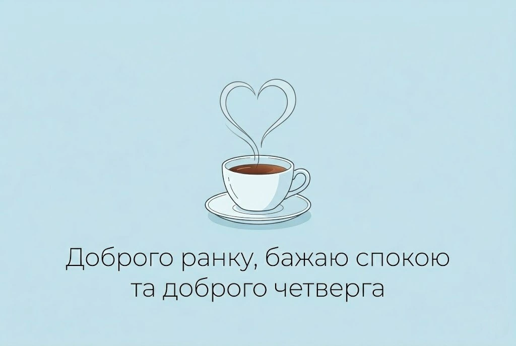 Доброго ранку та гарного четверга: найтепліші побажання та красиві листівки для гарного настрою