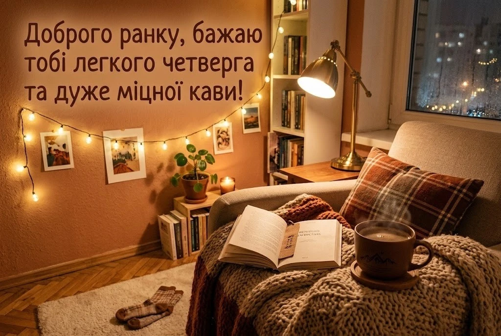 Доброго ранку та гарного четверга: найтепліші побажання та красиві листівки для гарного настрою