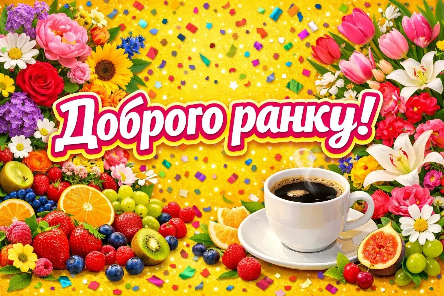 Доброго ранку: картинки та побажання гарного дня, сучасні та стильні листівки