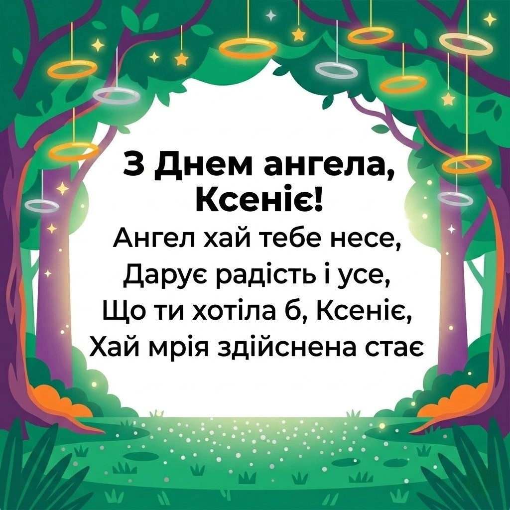 Щирі та чуттєві привітання з днем ангела для Ксенії на будь-який смак