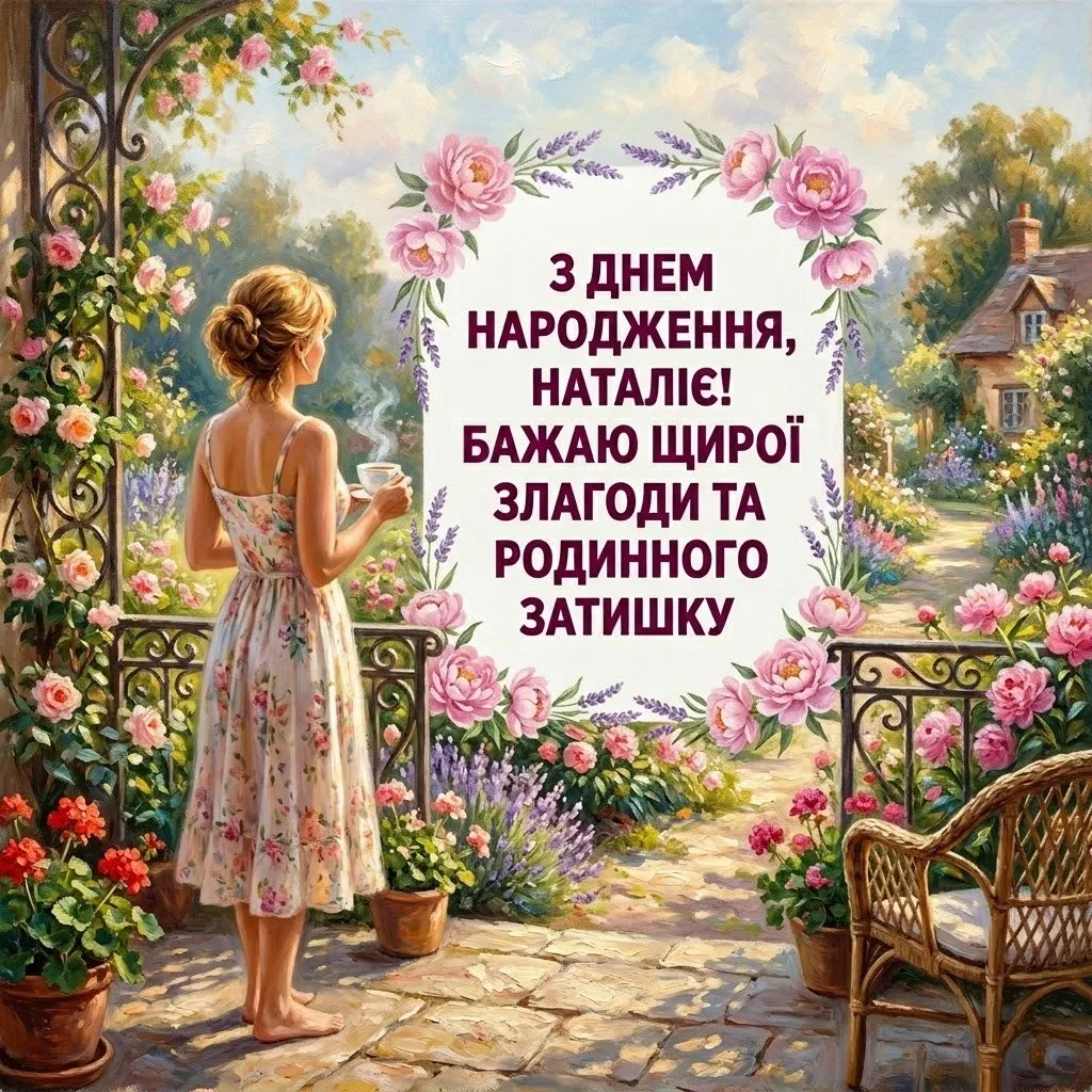 Найкращі привітання з днем народження для Наталії у віршах та прозі
