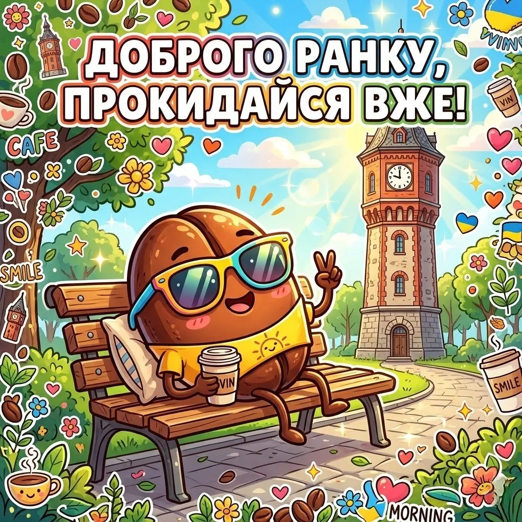 Доброго ранку: сучасні картинки та душевні вітання з Вінниці
