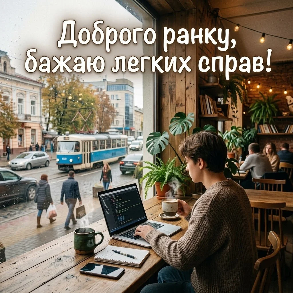 Доброго ранку: сучасні картинки та душевні вітання з Вінниці