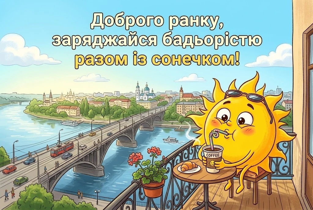 Доброго ранку: сучасні картинки та душевні вітання з Вінниці