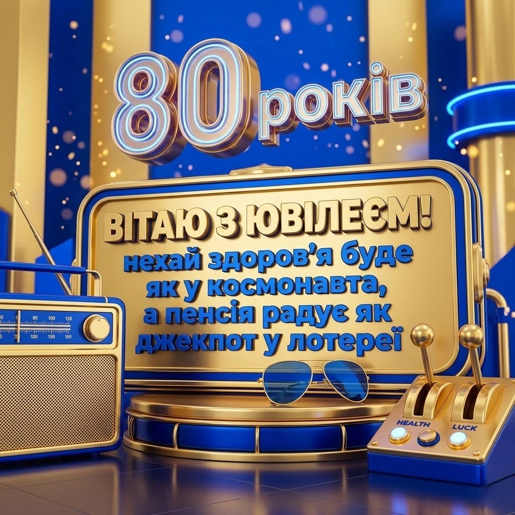 Привітання з 80-річчям у віршах та прозі: мудрі слова до великого свята