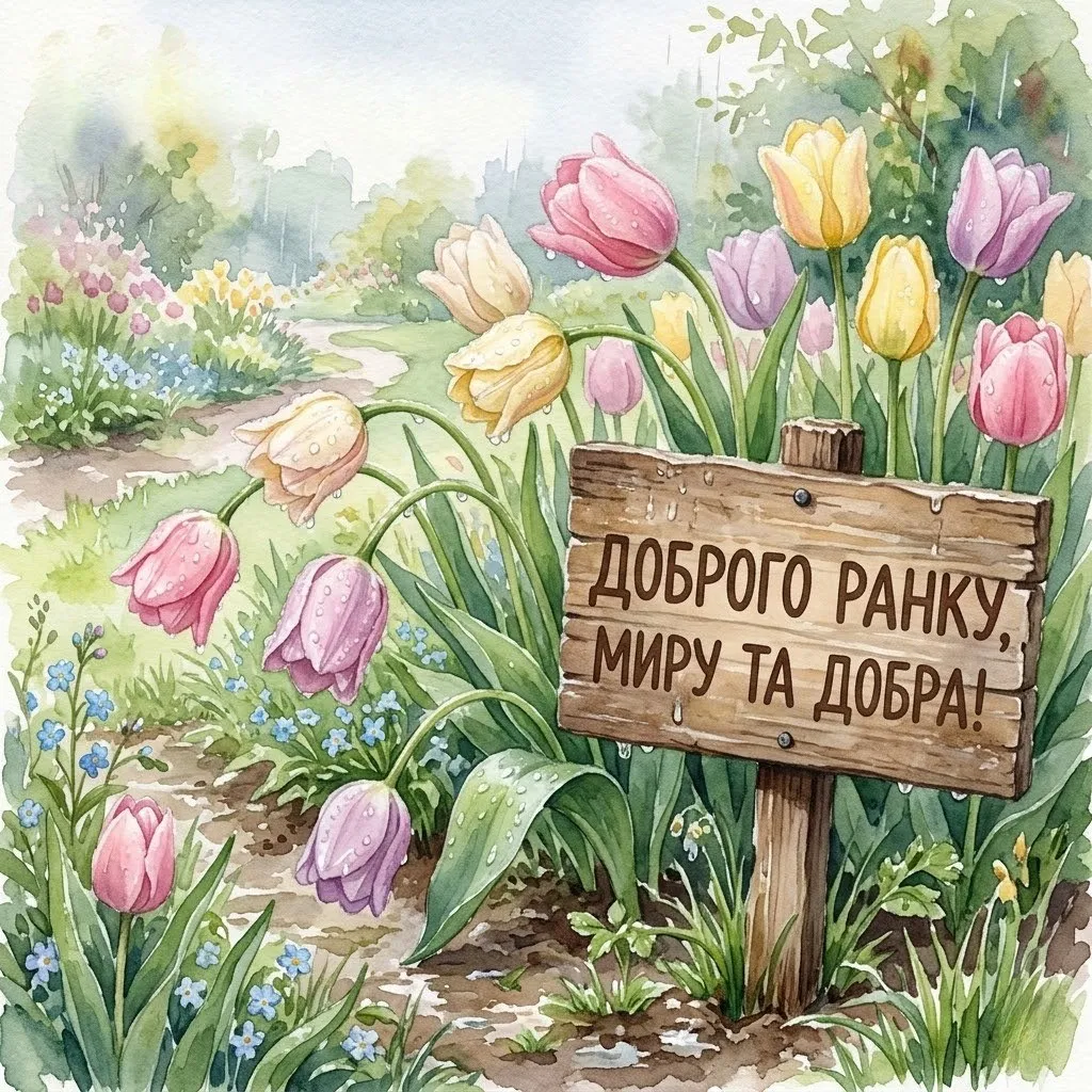 Доброго ранку: весняні картинки, що дарують затишок у дощову погоду