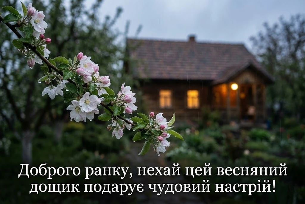 Доброго ранку: весняні картинки, що дарують затишок у дощову погоду