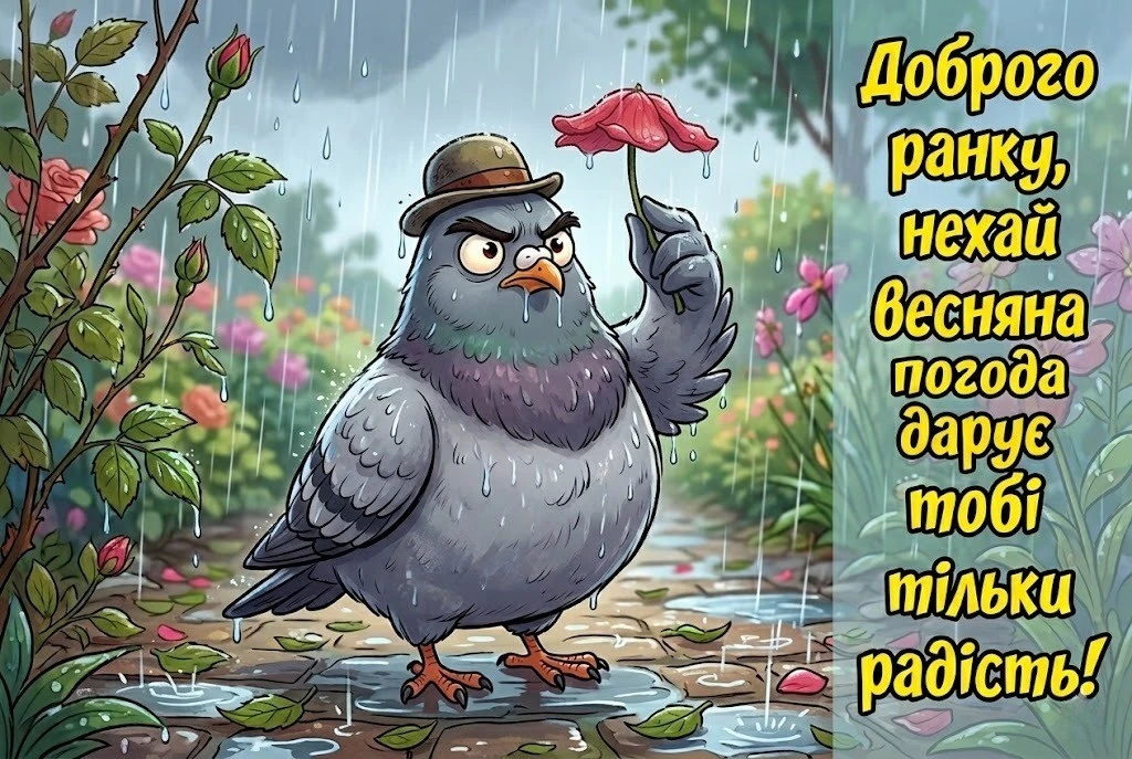 Доброго ранку: весняні картинки, що дарують затишок у дощову погоду