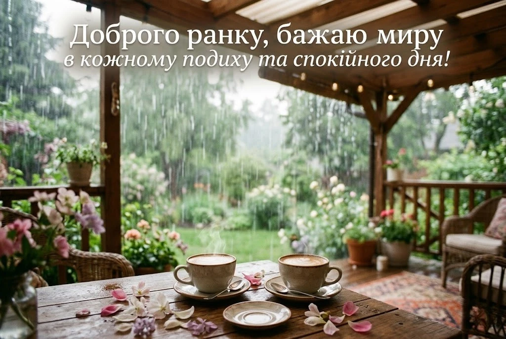 Доброго ранку: весняні картинки, що дарують затишок у дощову погоду