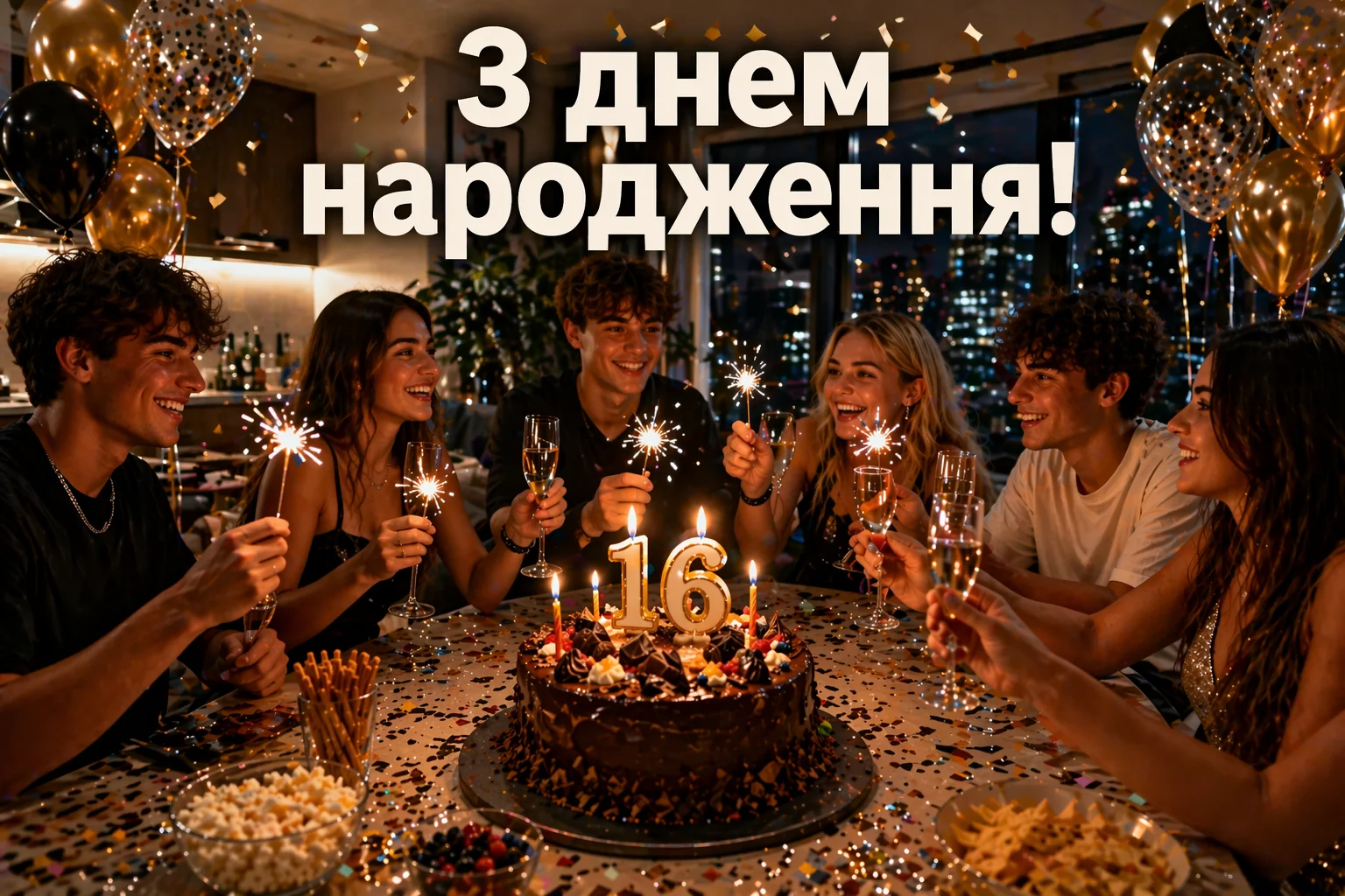 З 16-річчям! Сучасні та надихаючі привітання для хлопця в картинках і тексті