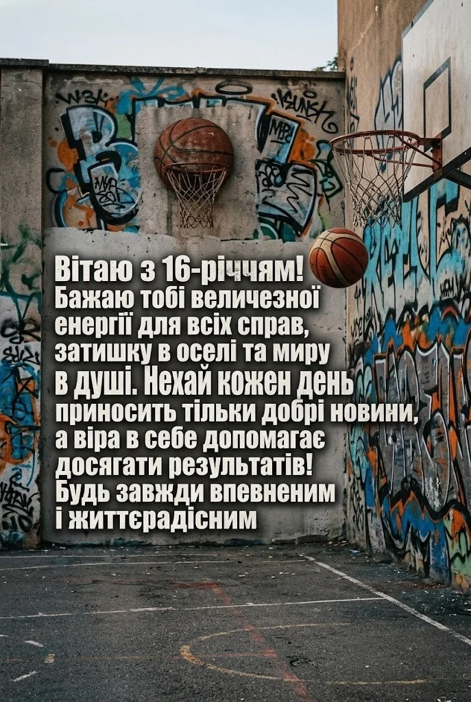 З 16-річчям! Сучасні та надихаючі привітання для хлопця в картинках і тексті
