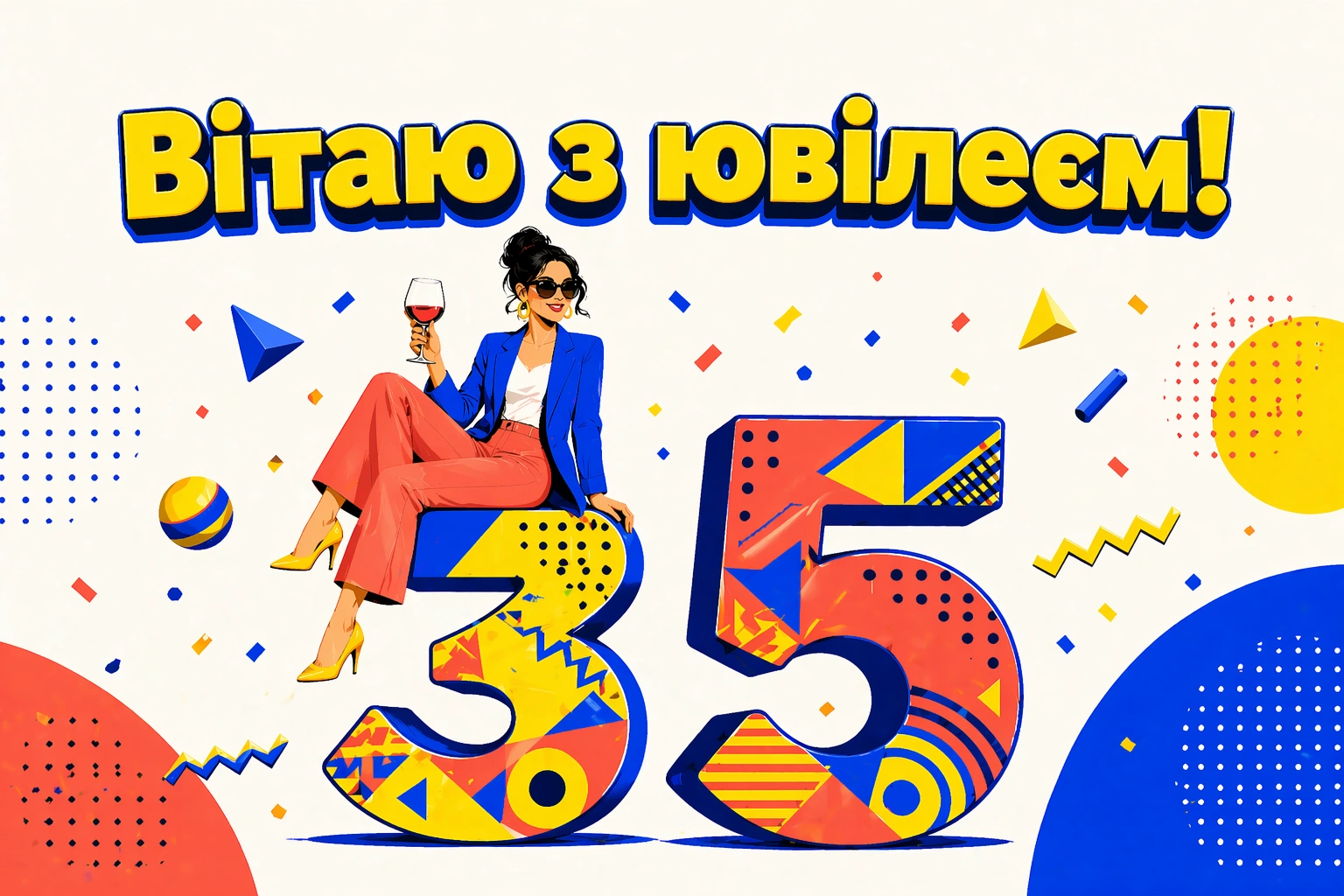 Побажання до 35-річчя подрузі: від серця до серця в ювілейний день