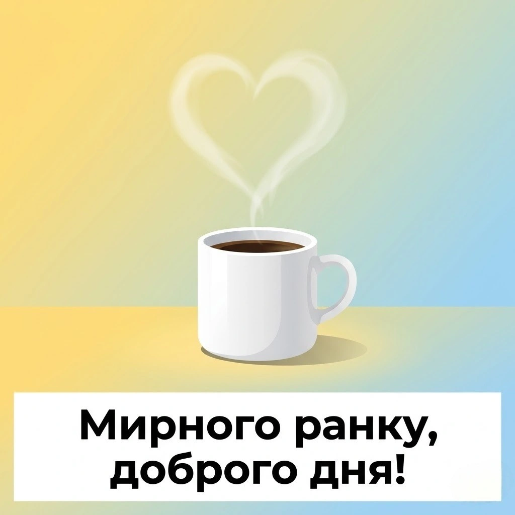 Доброго ранку, мирного дня: найкращі побажання для України у картинках та листівках