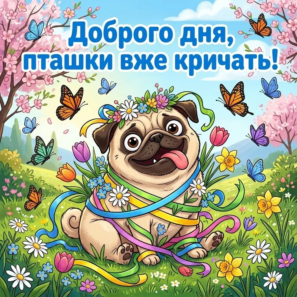 Побажання доброго дня: смішні весняні картинки для найкращого настрою