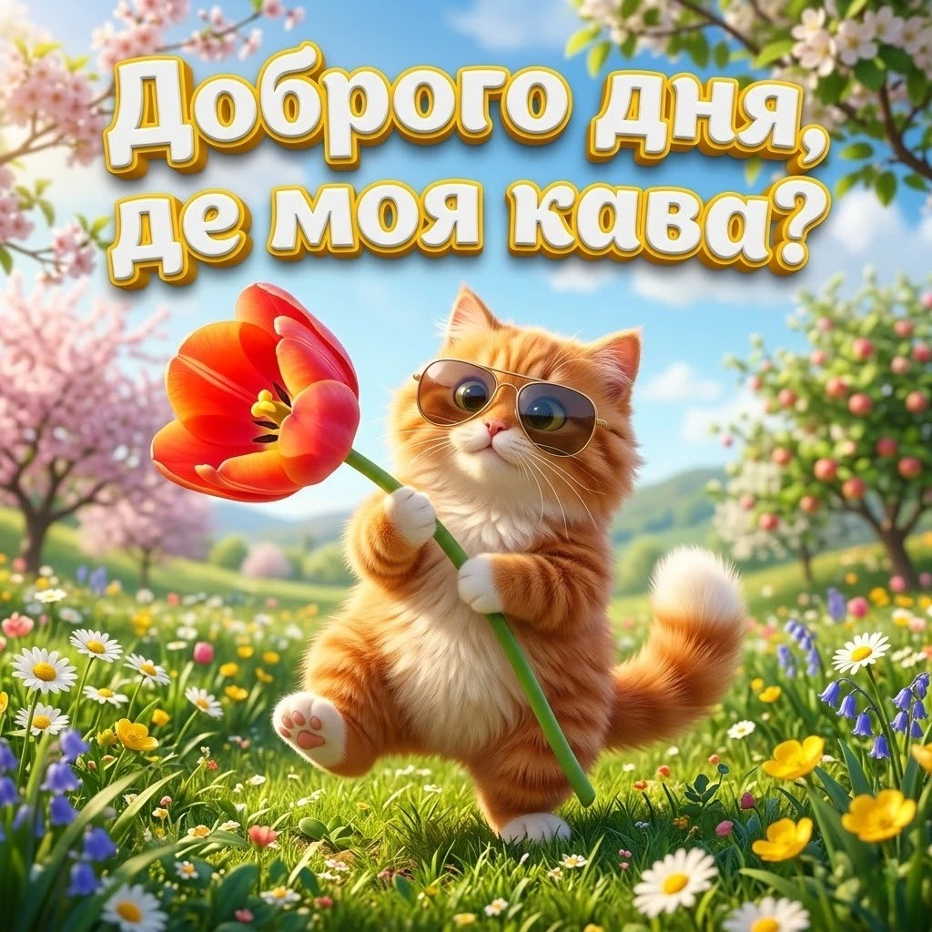 Побажання доброго дня: смішні весняні картинки для найкращого настрою