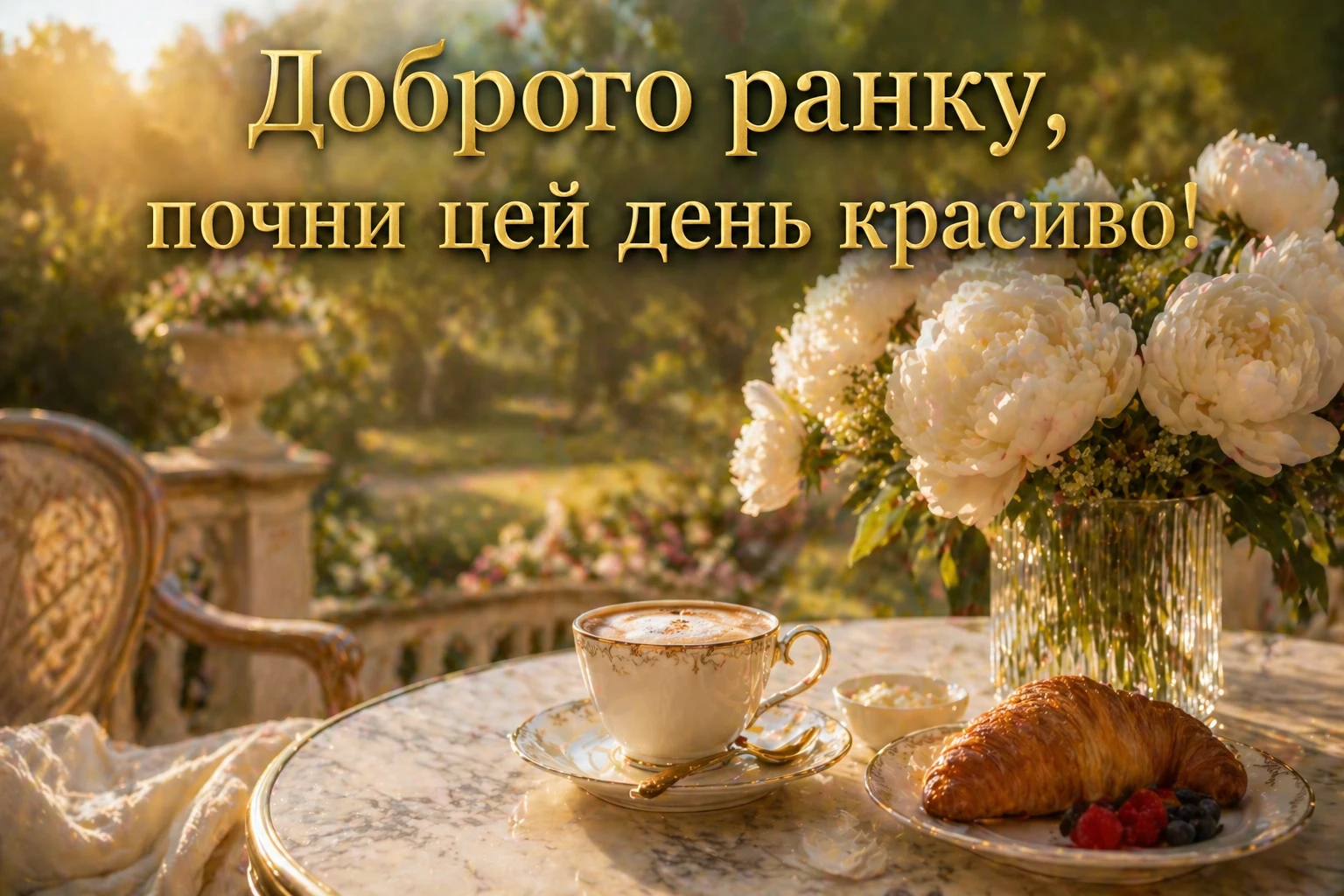 Доброго ранку, почни цей день красиво: душевні вітання та естетичні листівки для гарного настрою