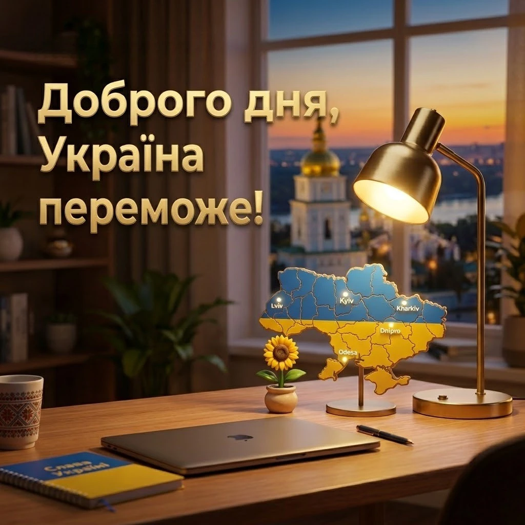 Доброго дня, працюємо для перемоги: надихаючі картинки та щирі побажання для незламної України