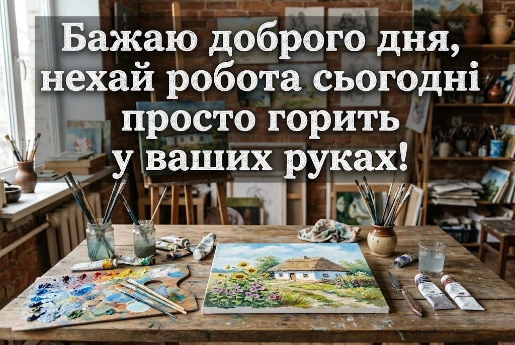 Доброго дня, працюємо для перемоги: надихаючі картинки та щирі побажання для незламної України