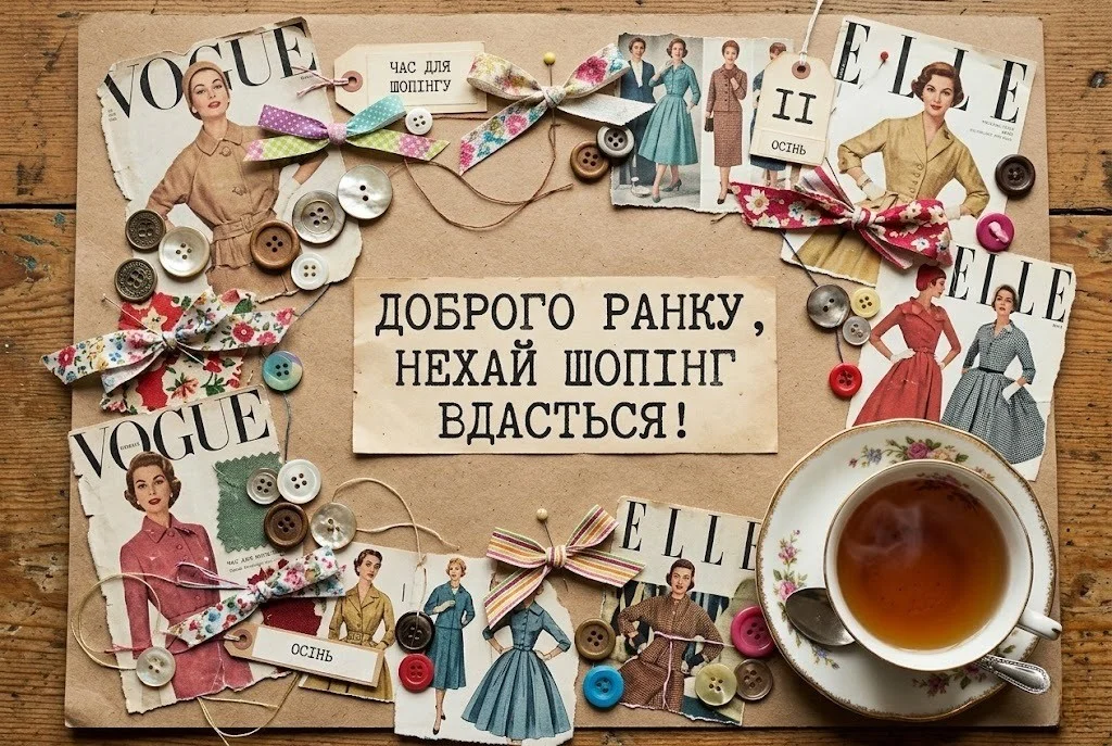 Доброго ранку та вдалого шопінгу: нехай кожна покупка приносить радість і море задоволення