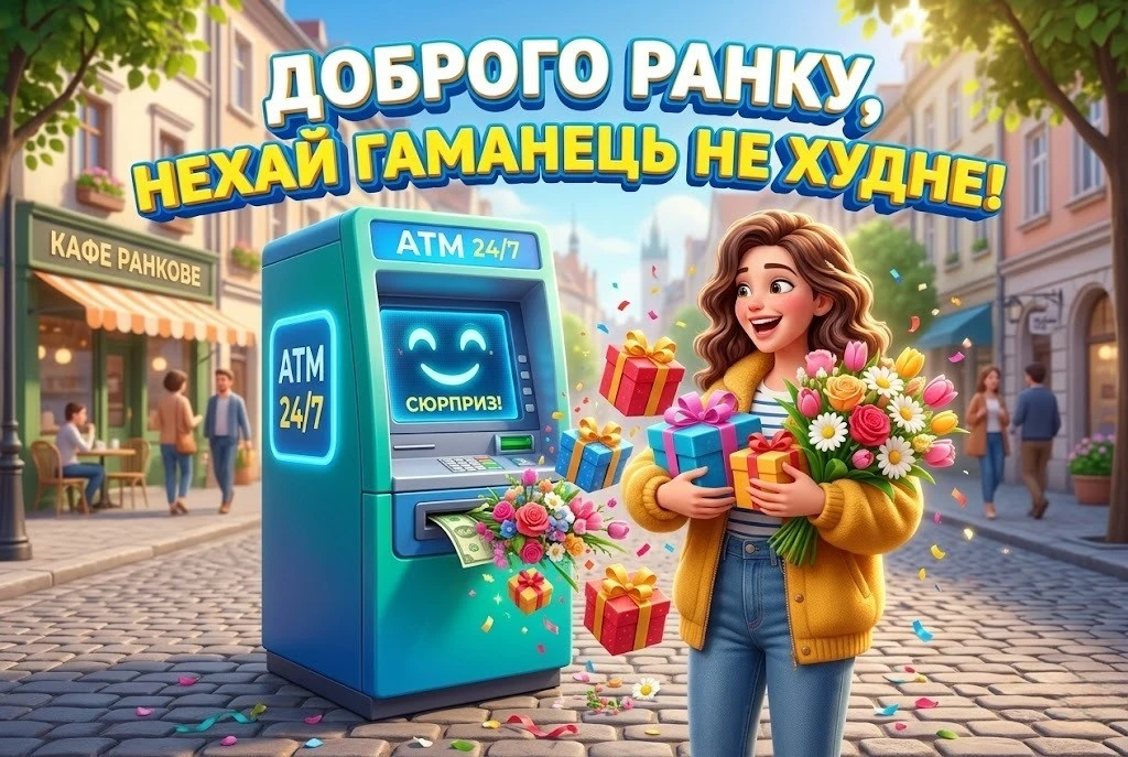 Доброго ранку та вдалого шопінгу: нехай кожна покупка приносить радість і море задоволення
