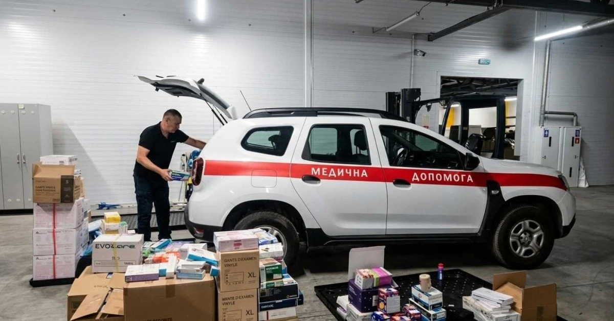 Вінниця отримала восьмий гуманітарний конвой від французького міста Нансі