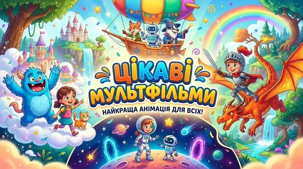 Найцікавіші мультфільми для всієї родини на вечір