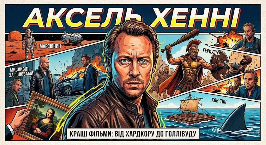 20 фільмів Акселя Хенні на будь-який настрій
