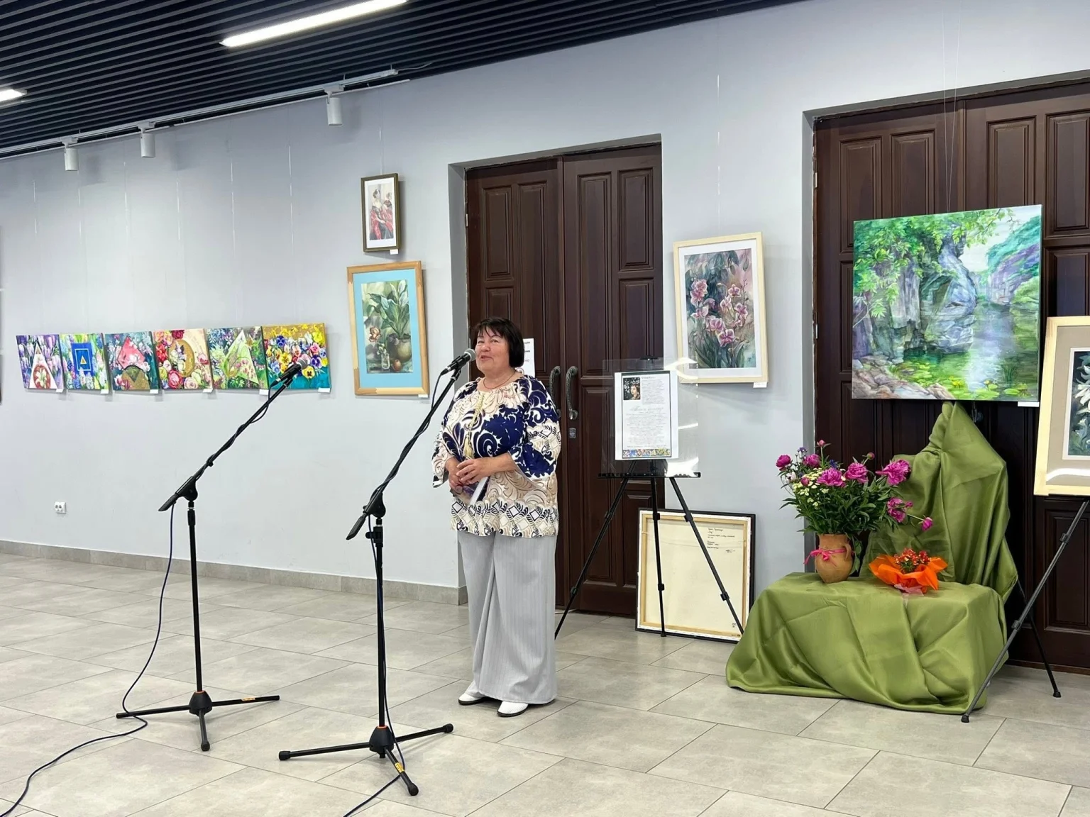 Тетяна Куліш представила акварельний світ у Козятині