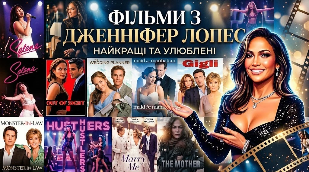Фільми з Дженніфер Лопес: від трилерів до мелодрам