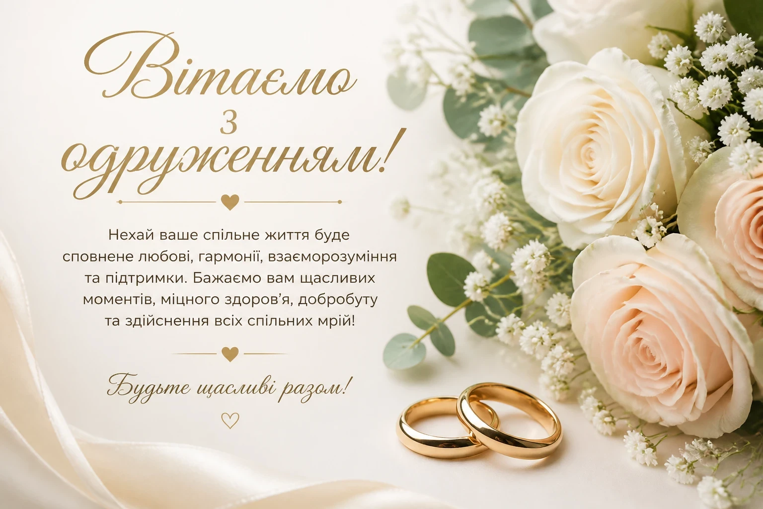 Привітання з одруженням