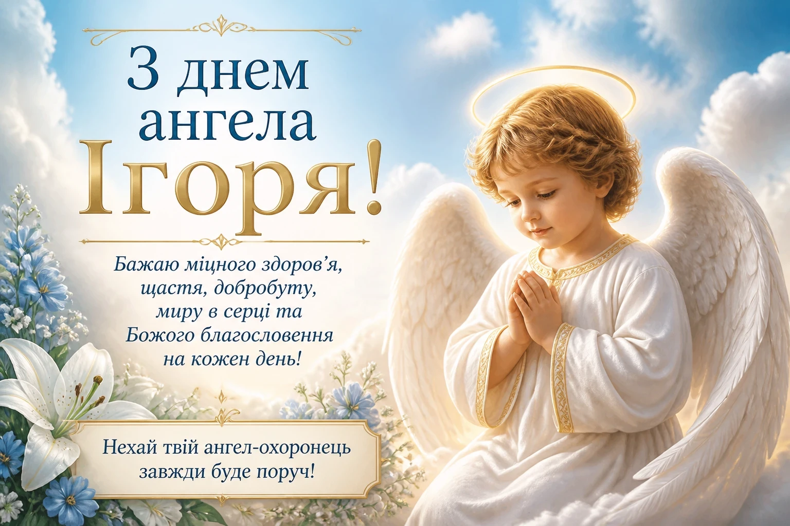 З днем ангела Ігоря