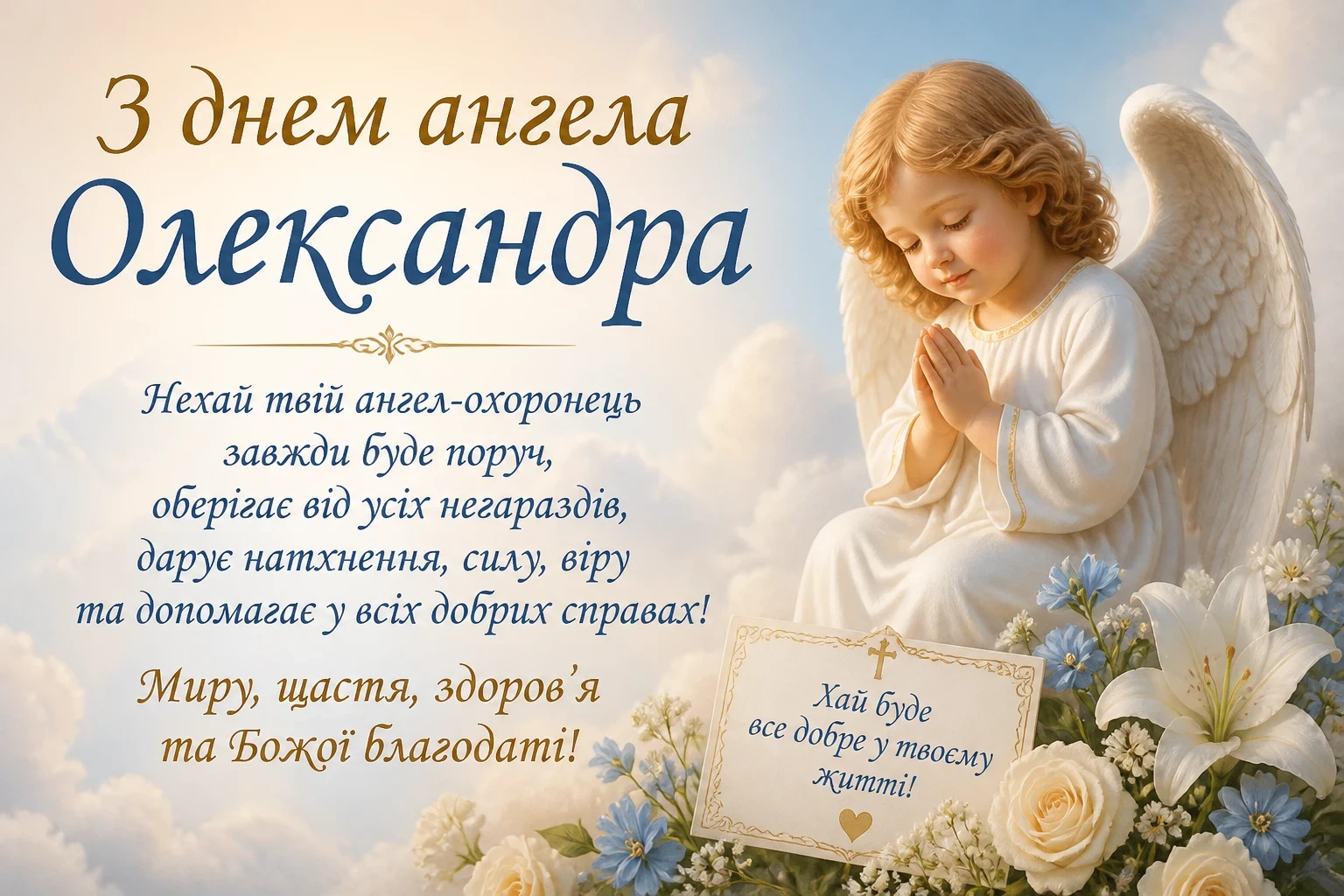 З днем ангела Олександра