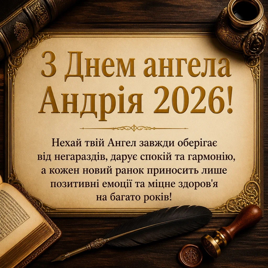 з днем ангела андрія 2026
