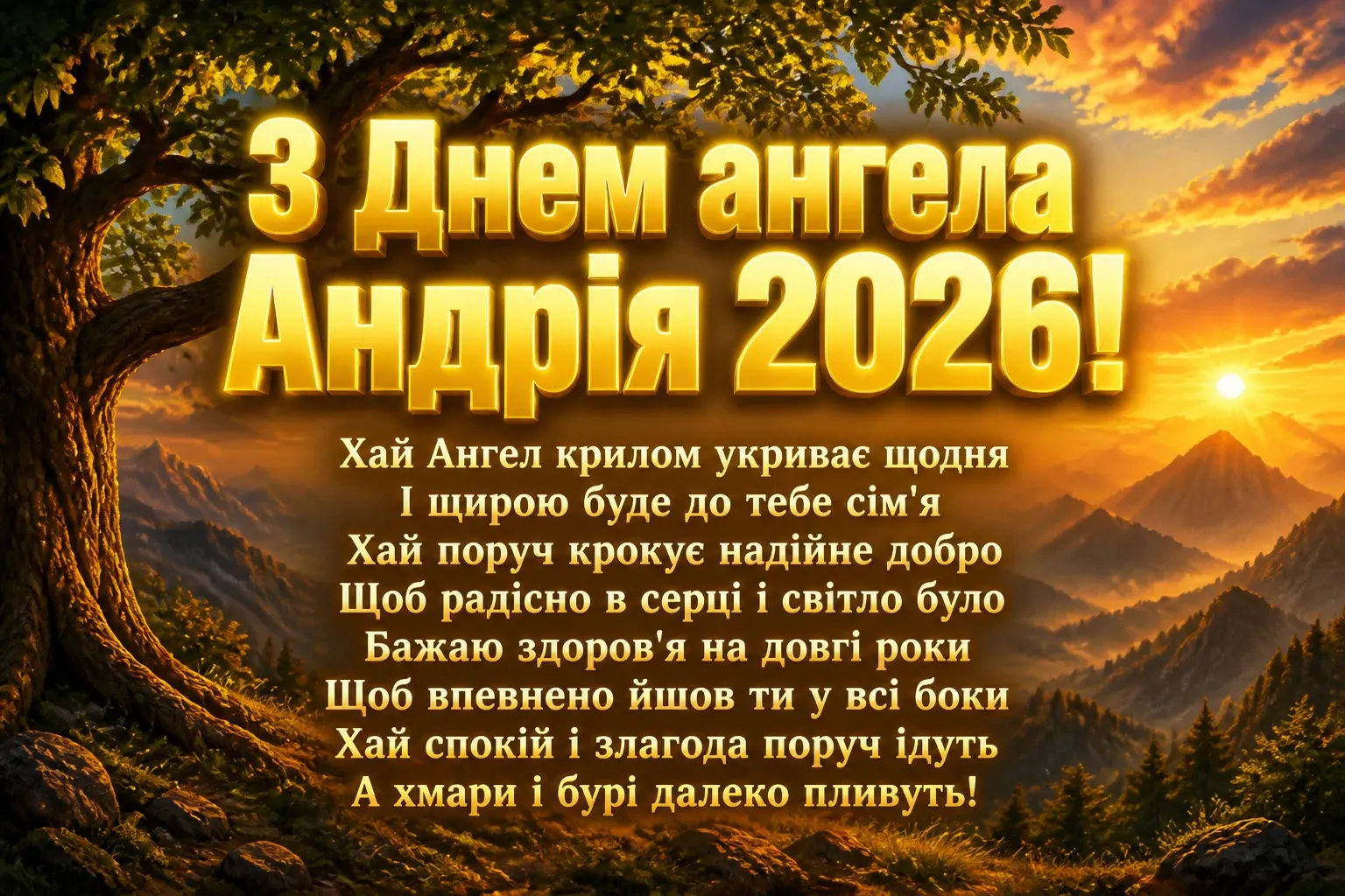 з днем ангела андрія 2026