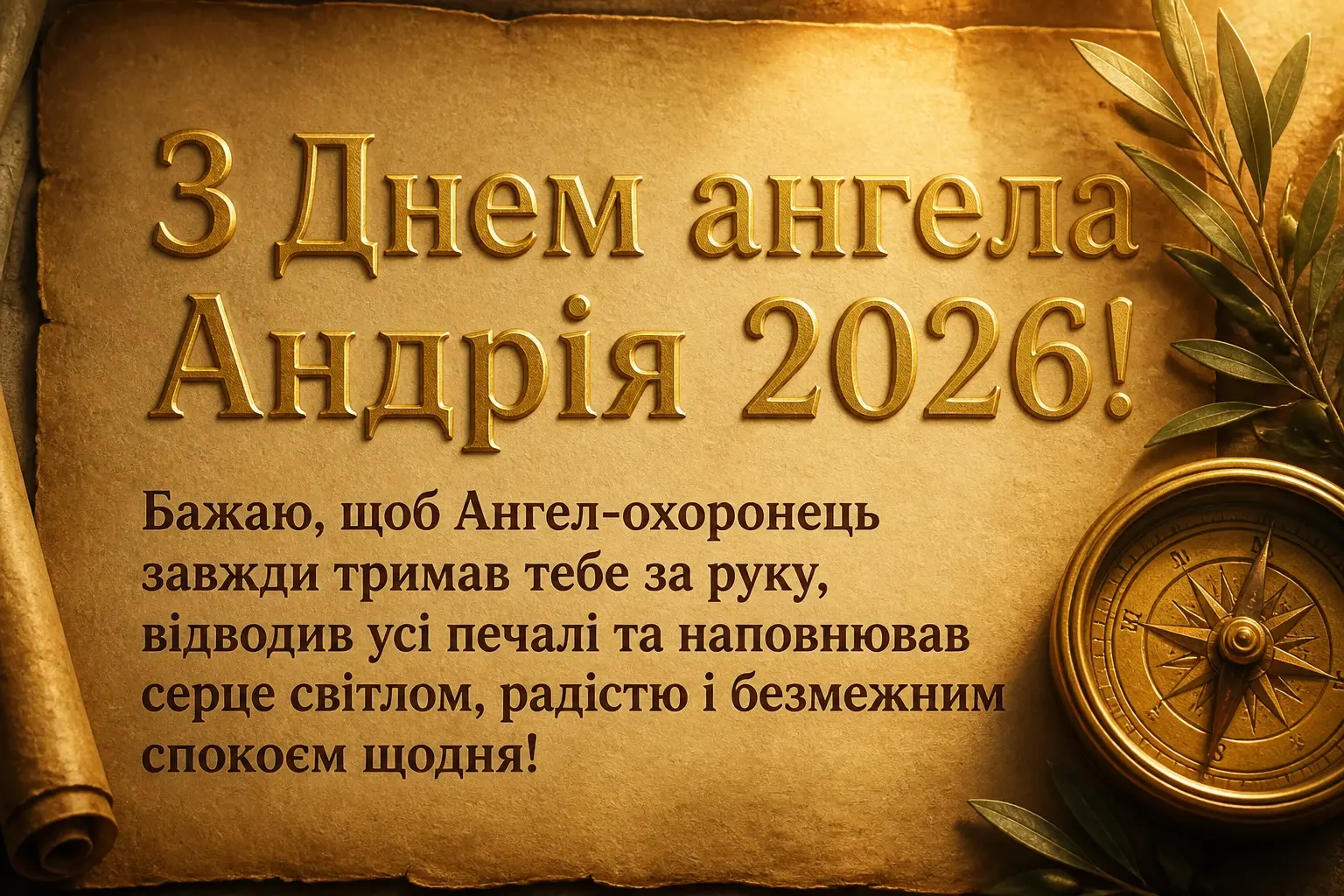 з днем ангела андрія 2026