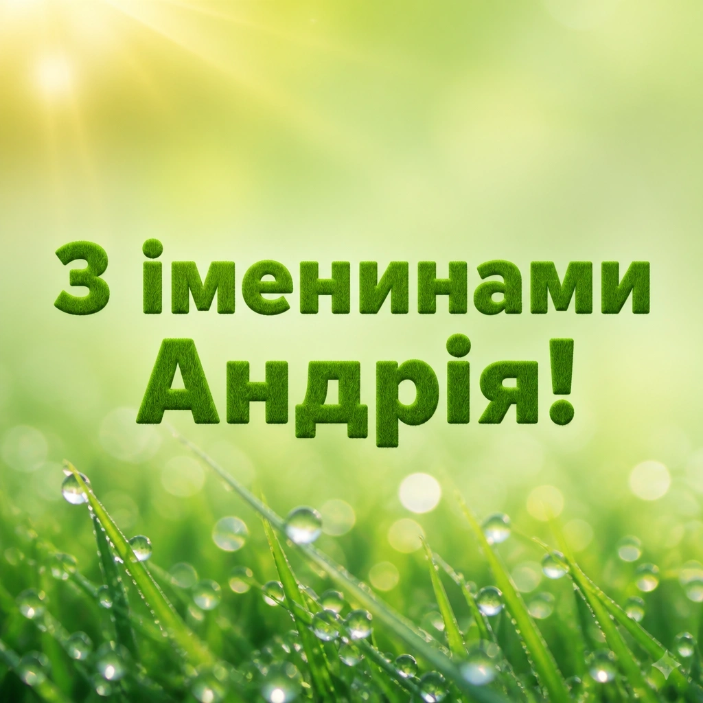 з днем ангела андрія