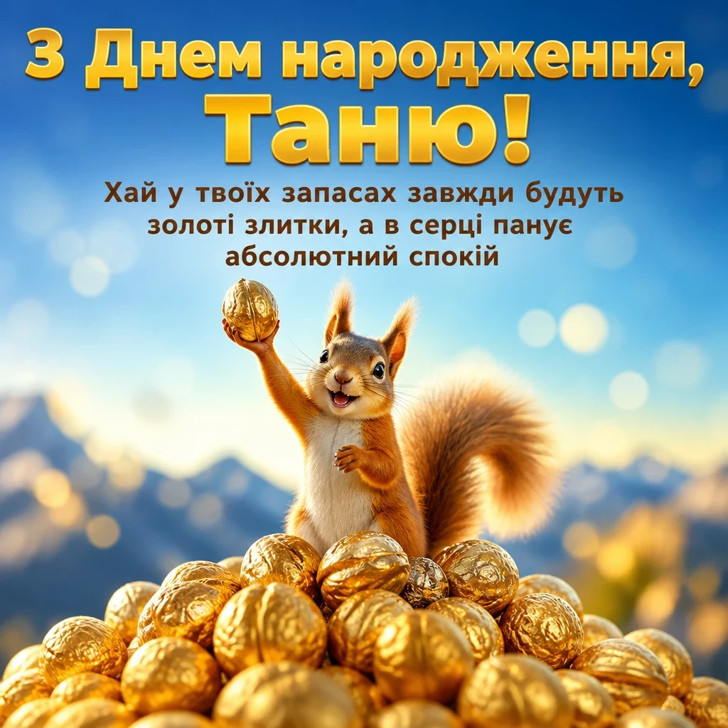 з днем народження таня
