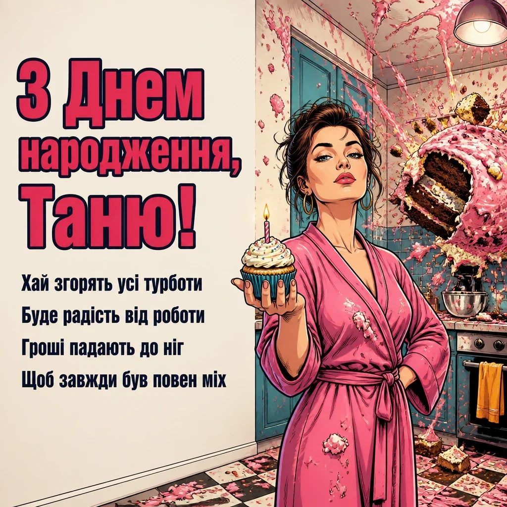 з днем народження таня