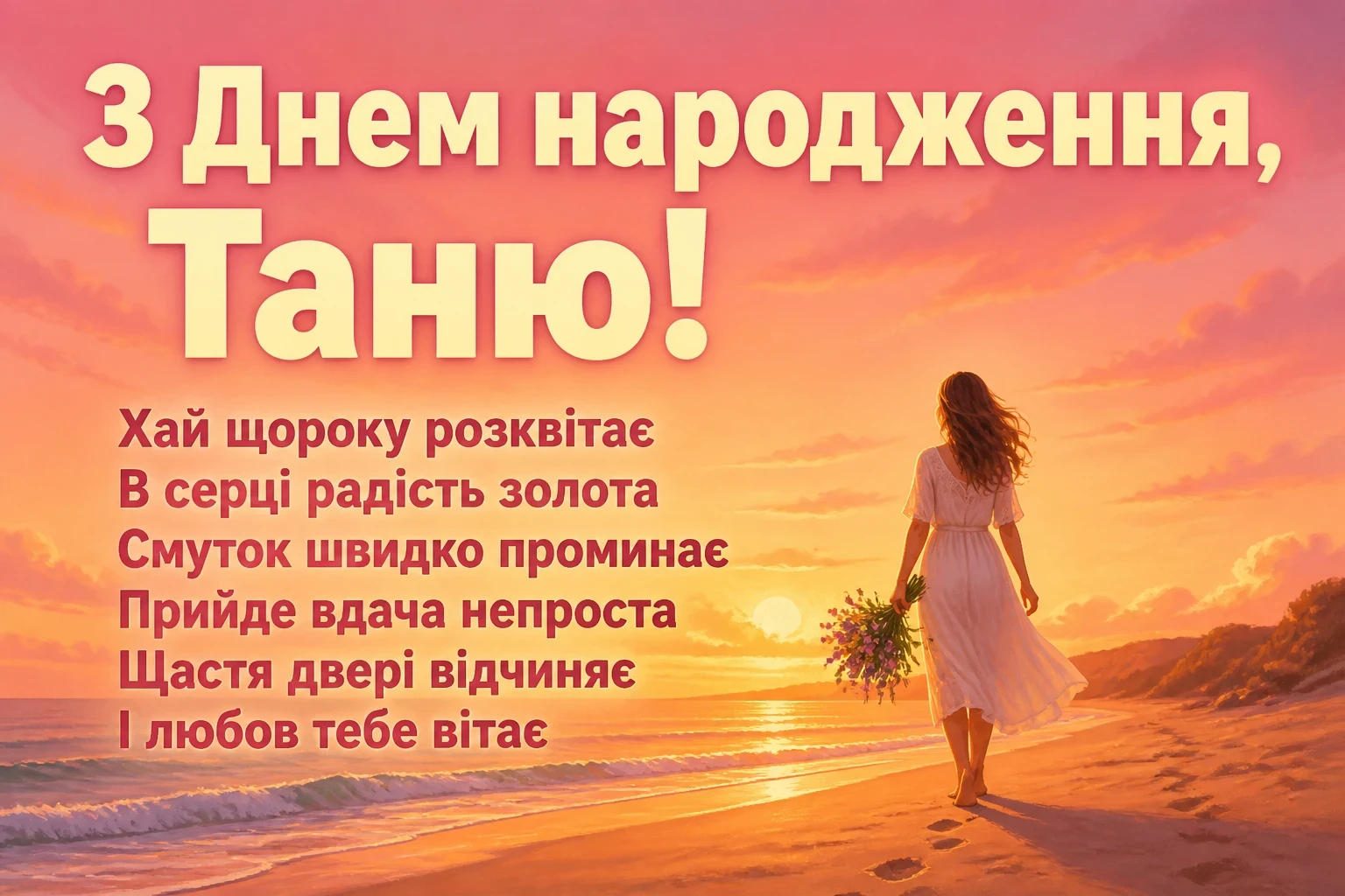 з днем народження таня