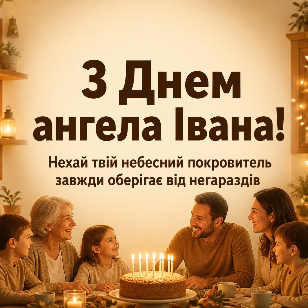 привітання з днем ангела івана