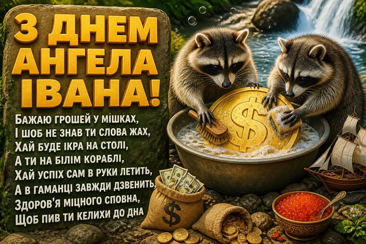 привітання з днем ангела івана