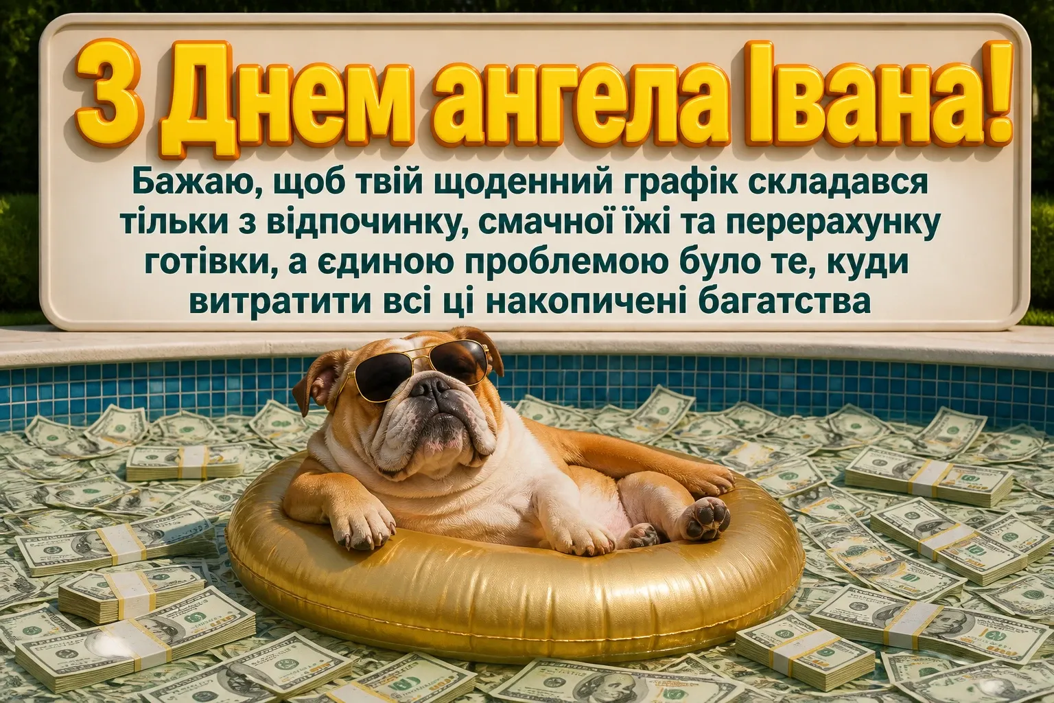 привітання з днем ангела івана