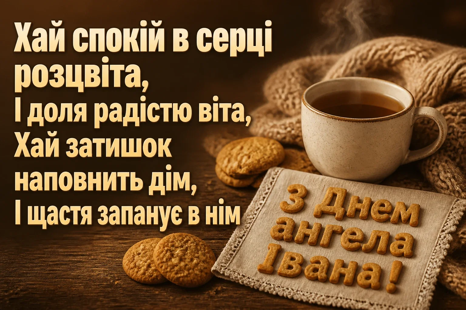 привітання з днем ангела івана