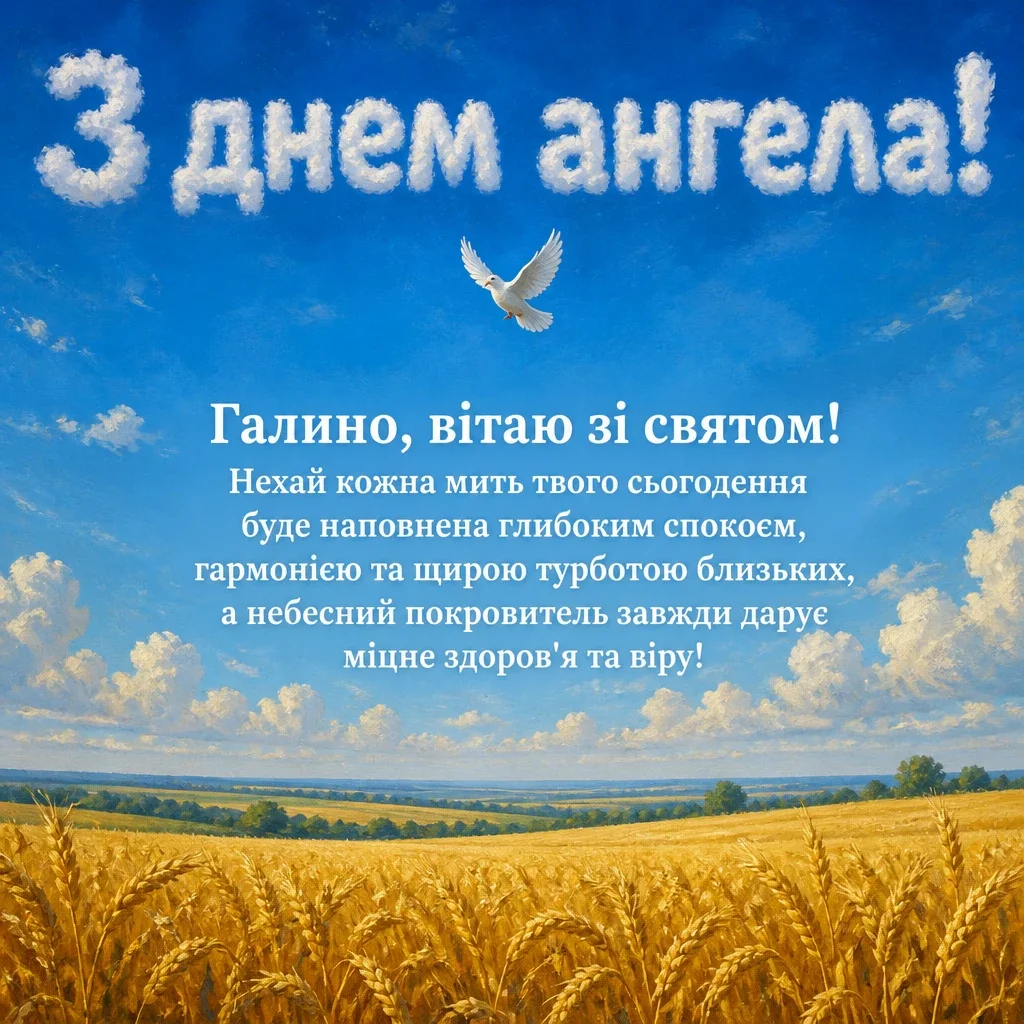 день ангела галини