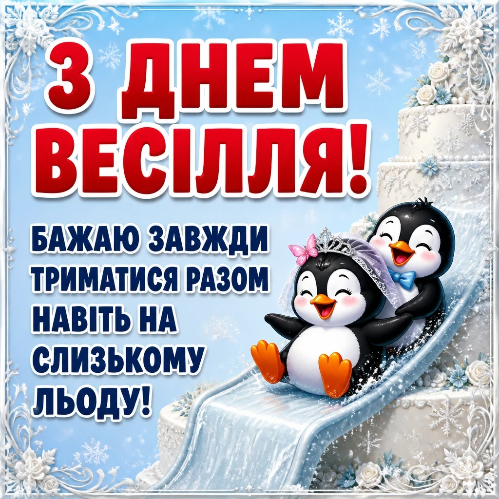 привітання з одруженням