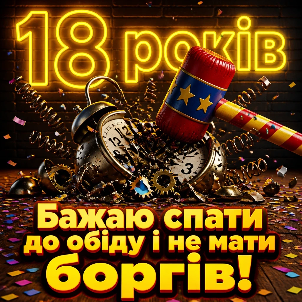 привітання з 18-річчям прикольні привітання з 18-річчям прикольні